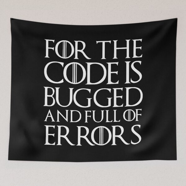 Item preview, For the code is bugged and full of errors designed and sold by SavannaCorwin.