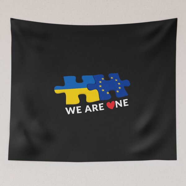 Item preview, Ukraine | We are One | Proud of Ukraine  | Inspirational, Motivational designed and sold by DoherDesigns.
