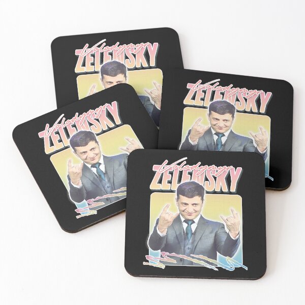 Artikelvorschau, Zelensky Ukraine Retro Aesthetic Fan Artwork Design entworfen und verkauft von vaseltoti.
