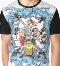 Rick and Morty: Happy Family Graphic T-Shirt
