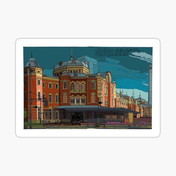 Tokyo Station Orange Sticker