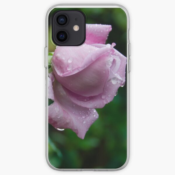 a wet lonely rose iPhone Soft Case