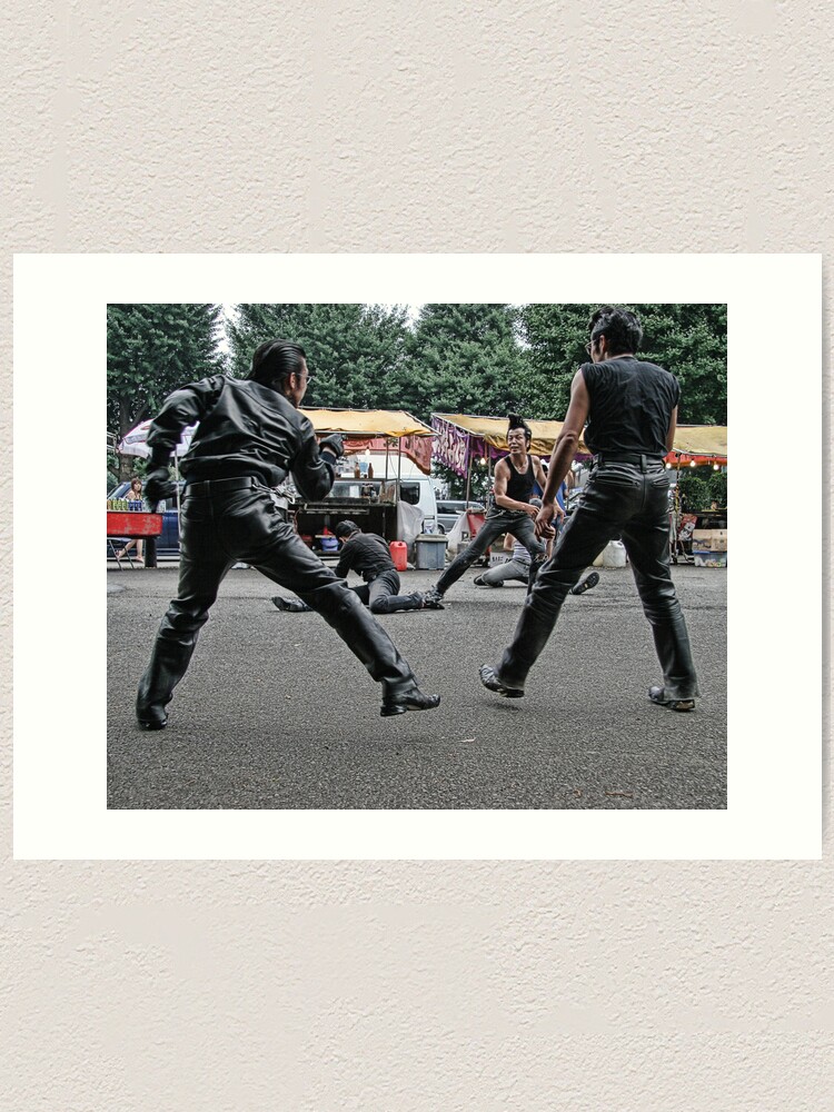 Alternate view of Elvis meets Elvis in Tokyo Art Print