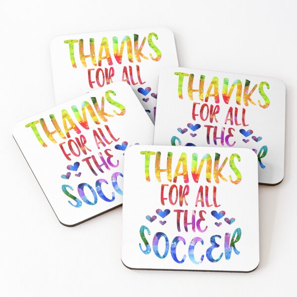 Item preview, Thanks For All The Soccer watercolor designed and sold by Byrd-Maureen.