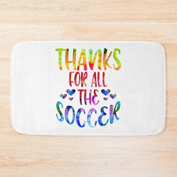 Item preview, Thanks For All The Soccer watercolor designed and sold by Byrd-Maureen.