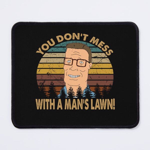 Item preview, You don't mess with a man's lawn poster man designed and sold by KellyBartlett11.
