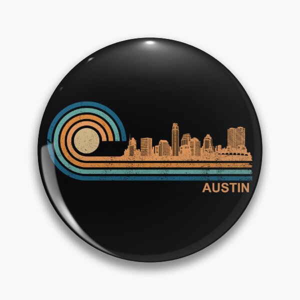 Item preview, Austin Skyline Retro Austin Texas Fan Vintage Austin Gear designed and sold by DynamicDesign.