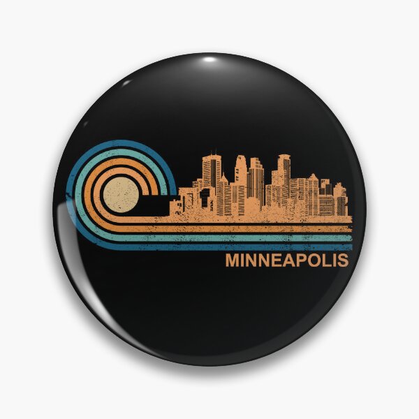 Artikelvorschau, Minneapolis Skyline Retro Minnesota Fan Minneapolis Gear entworfen und verkauft von DynamicDesign.