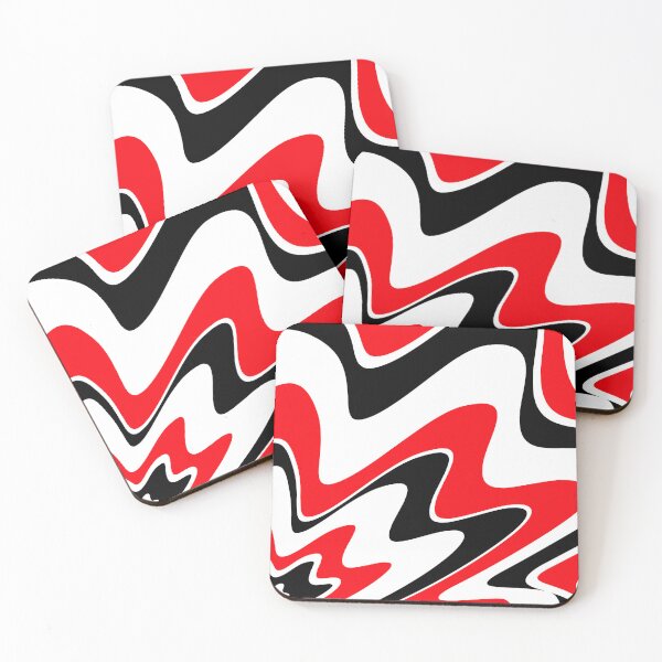 Item preview, Abstract pattern - red and black. designed and sold by K.S ART.