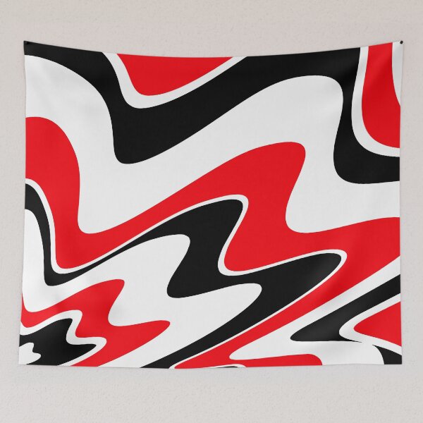 Item preview, Abstract pattern - red and black. designed and sold by K.S ART.