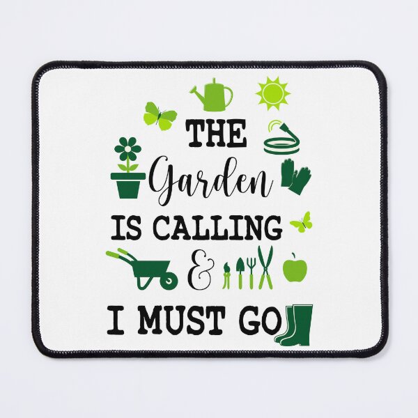 Item preview, funny sarcastic Rude Offended saying, The Garden Is Calling and I Must Go boyfriend girlfriend designed and sold by joygift369.