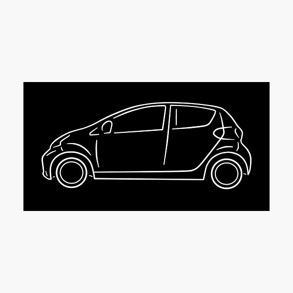 Toyota Aygo Photographic Print