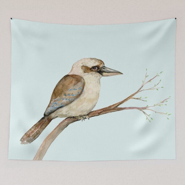 Item preview,  Kookaburra watercolor designed and sold by Bwiselizzy.