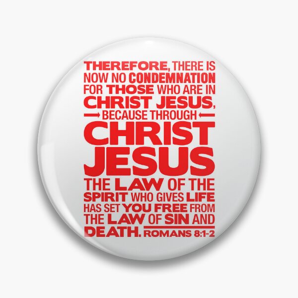 Item preview, Romans 8:1-2 Christ Jesus designed and sold by plushism.