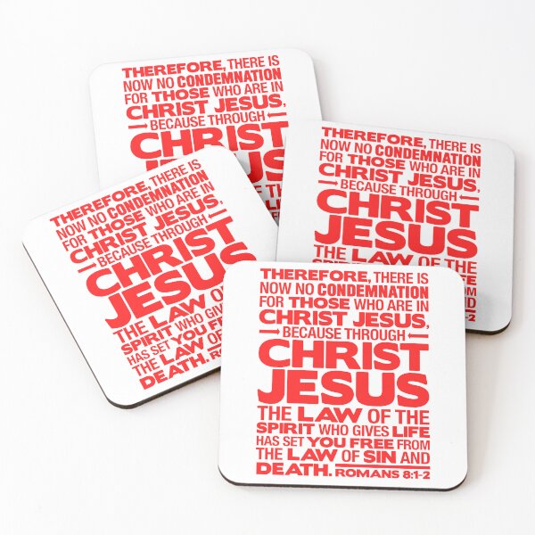 Item preview, Romans 8:1-2 Christ Jesus designed and sold by plushism.