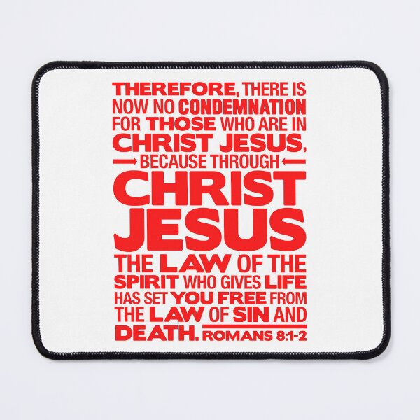 Item preview, Romans 8:1-2 Christ Jesus designed and sold by plushism.