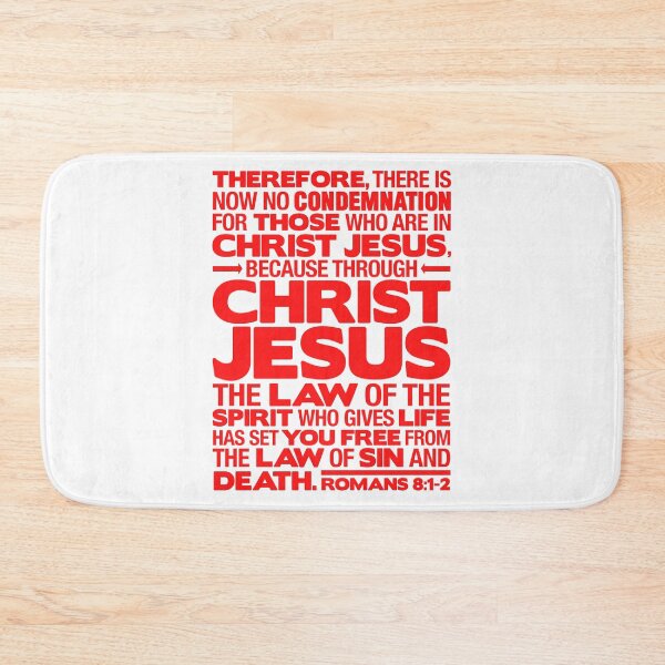 Item preview, Romans 8:1-2 Christ Jesus designed and sold by plushism.