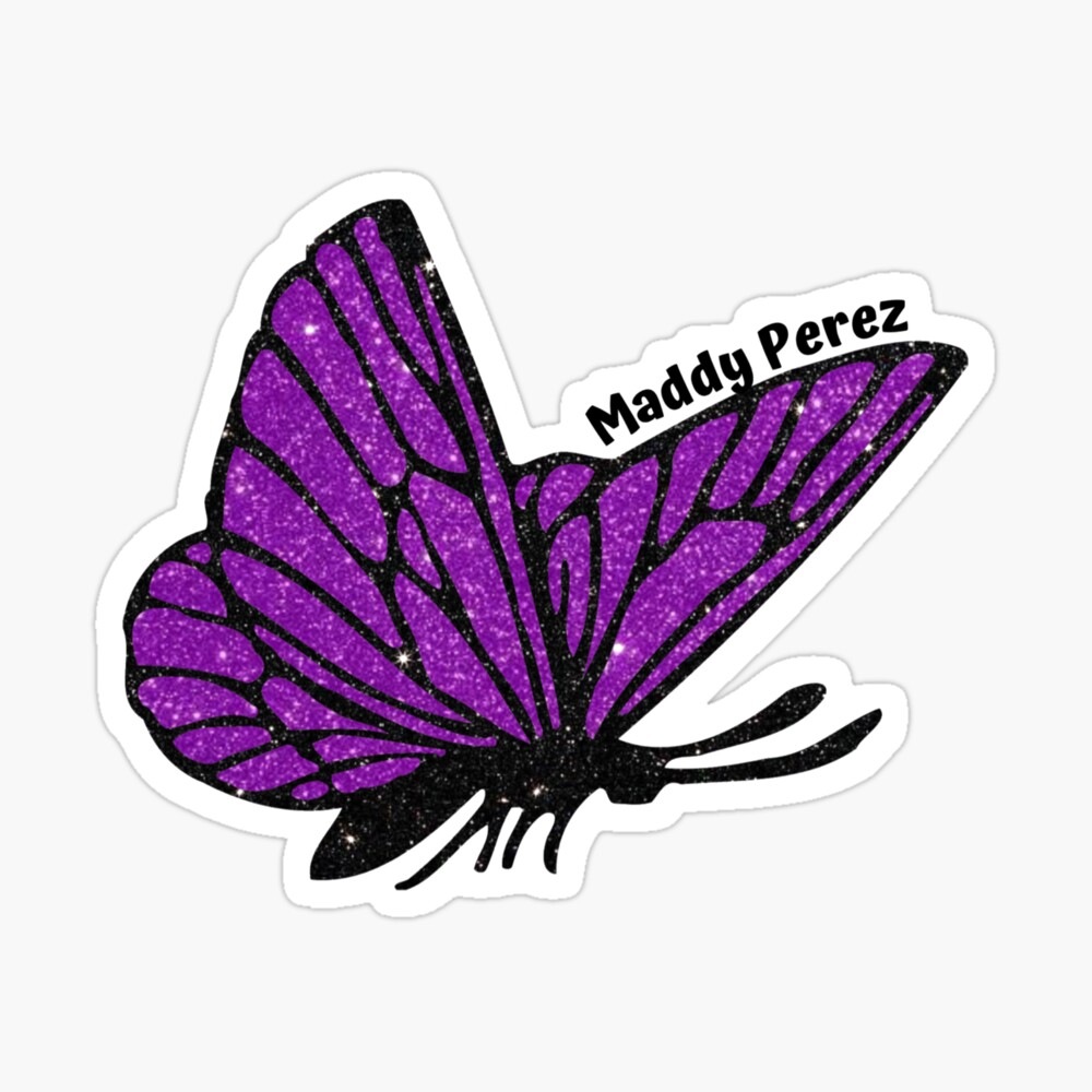 Maddy perez| Purple glitter butterfly | euphoria