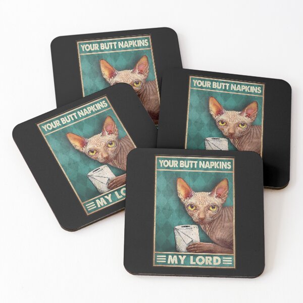 Item preview, Your butt napkins my lord cat lover designed and sold by KinstleHawa.