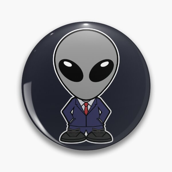 Item preview, Gray Alien in Business Suit designed and sold by SpaceAlienTees.