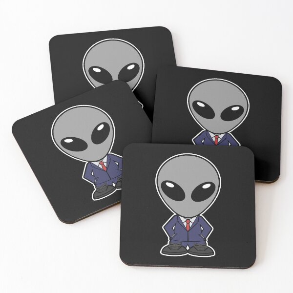 Item preview, Gray Alien in Business Suit designed and sold by SpaceAlienTees.