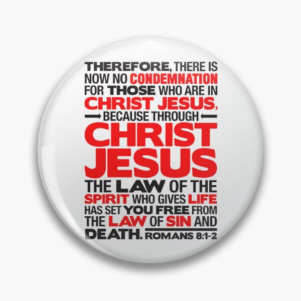 Item preview, Romans 8:1-2 Christ Jesus designed and sold by plushism.