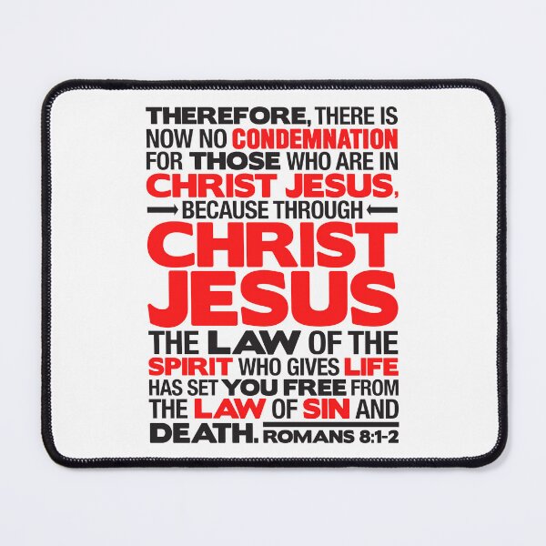 Item preview, Romans 8:1-2 Christ Jesus designed and sold by plushism.