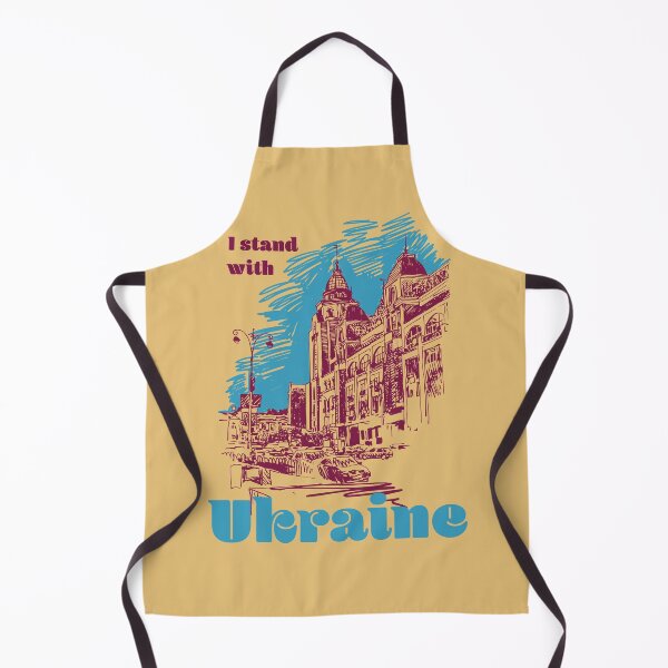 Item preview, I Stand with Ukraine, Support Kiev Russia peace, end Ukrainian war designed and sold by Cheeky Companions.