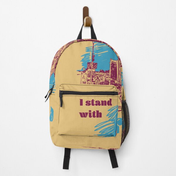 Item preview, I Stand with Ukraine, Support Kiev Russia peace, end Ukrainian war designed and sold by Cheeky Companions.