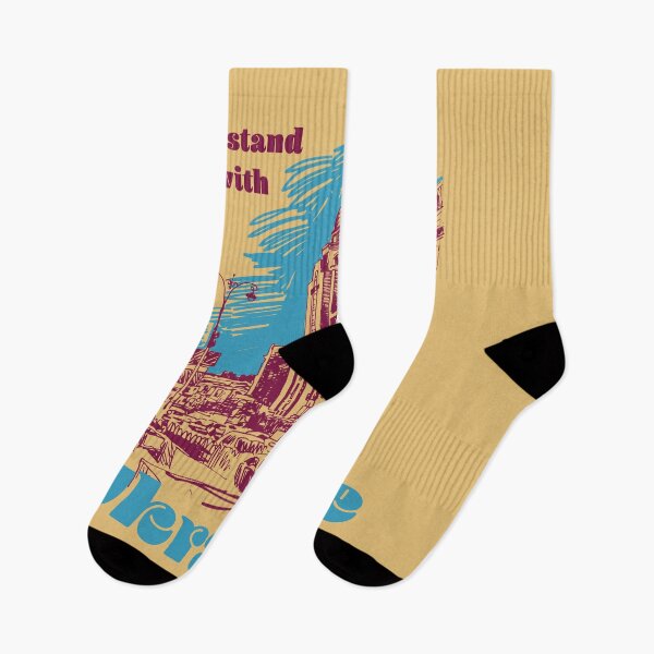 Item preview, I Stand with Ukraine, Support Kiev Russia peace, end Ukrainian war designed and sold by Cheeky Companions.