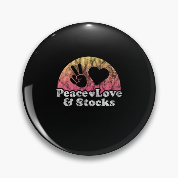 Item preview, Peace Love and Stocks Stock Market designed and sold by Azhalltorm.