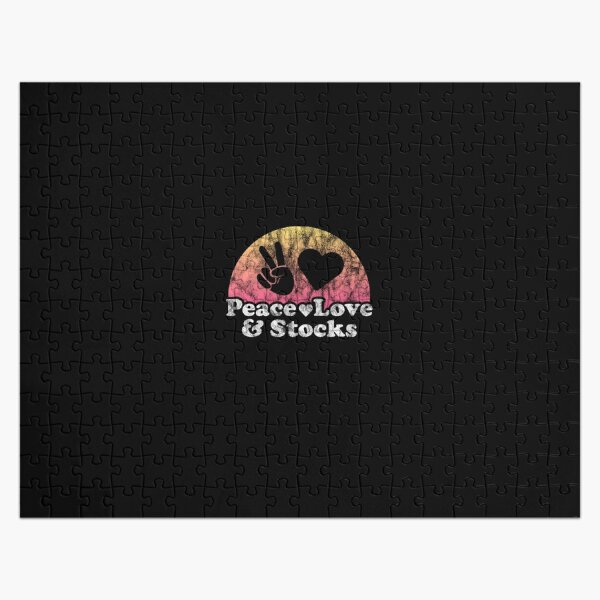 Item preview, Peace Love and Stocks Stock Market designed and sold by Azhalltorm.