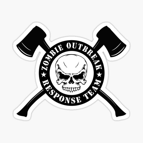 Zombie Sniper Response Team Unit Vinyl Decal Sticker Dead Walking Undead Walker