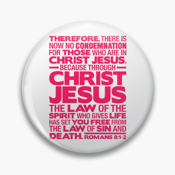 Item preview, Romans 8:1-2 Christ Jesus designed and sold by plushism.