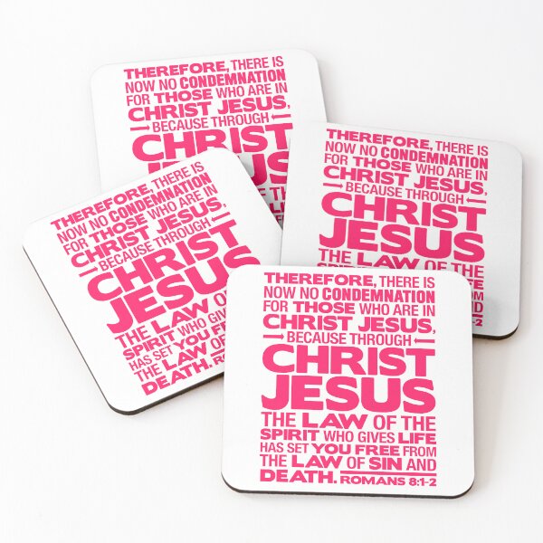 Item preview, Romans 8:1-2 Christ Jesus designed and sold by plushism.