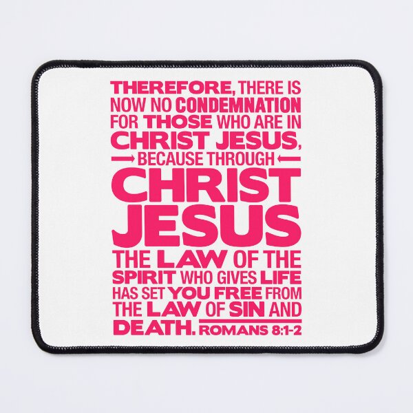 Item preview, Romans 8:1-2 Christ Jesus designed and sold by plushism.
