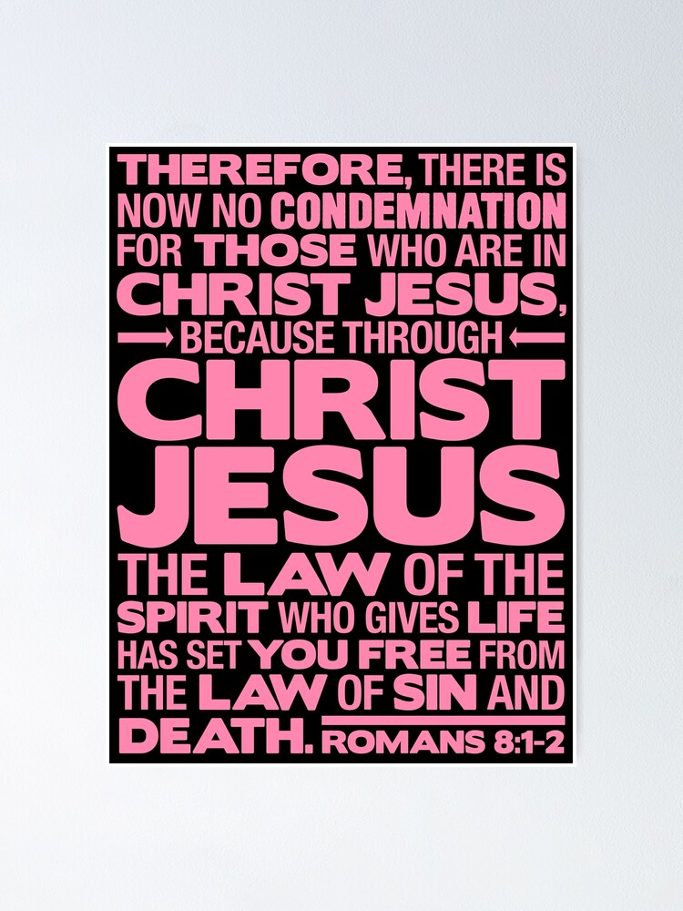 Christian Art, Christian Gift, 2024 Christian Blanket, Christian Doormat, Christian Shower Curtain, Tapestry, Romans 8:1