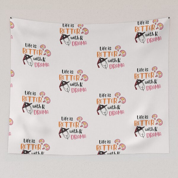 Item preview, life is better with kdrama,kdrama addict,I LOVE KDRAMA designed and sold by selfesteeem.