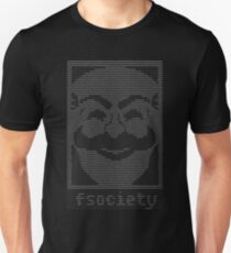 Herr Roboter Fsociety Dat Slim Fit T-Shirt