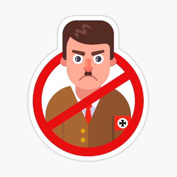 Kein Adolf Hitler – kein Faschismus Sticker