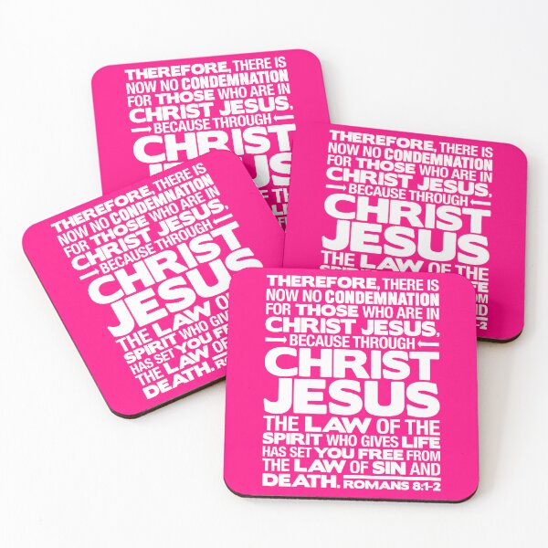 Item preview, Romans 8:1-2 Christ Jesus designed and sold by plushism.