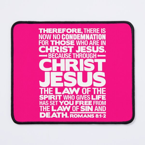 Item preview, Romans 8:1-2 Christ Jesus designed and sold by plushism.