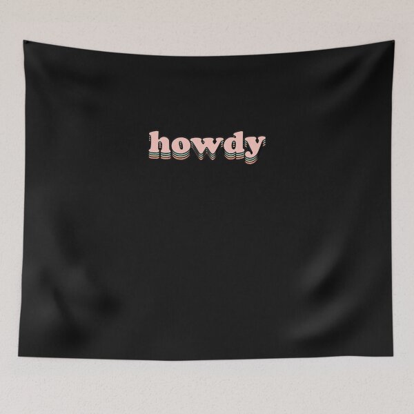 Item preview, Howdy Sticker designed and sold by ThjorbenKnospe.