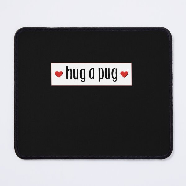 Item preview, Hug a pug sticker - Pug and Kiss - dog kisses - xoxoxo - puglove Sticker designed and sold by RonaldSteinke.