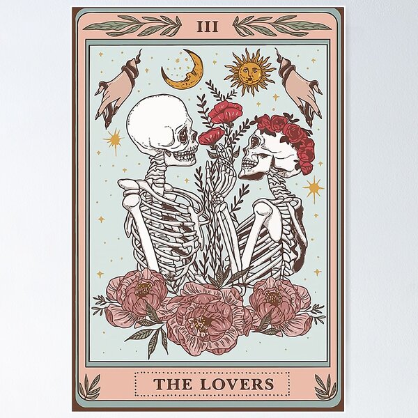 Item preview, tarot the lovers art designed and sold by AleehaZenger.
