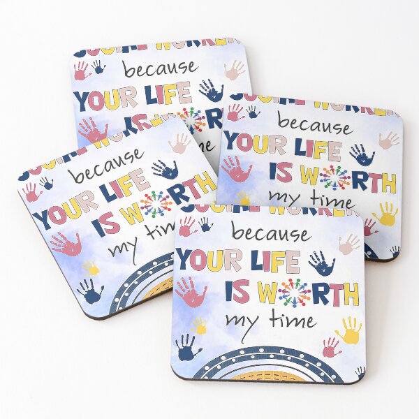 Item preview, Social Worker I became a social worker because your life is worth my time designed and sold by KravecUziel.