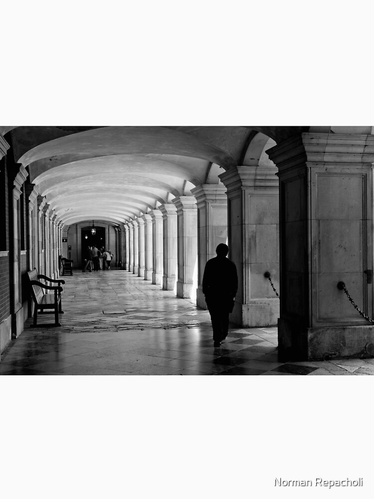Pacing the cloister - Hampton Court Palace - London UK by keystone