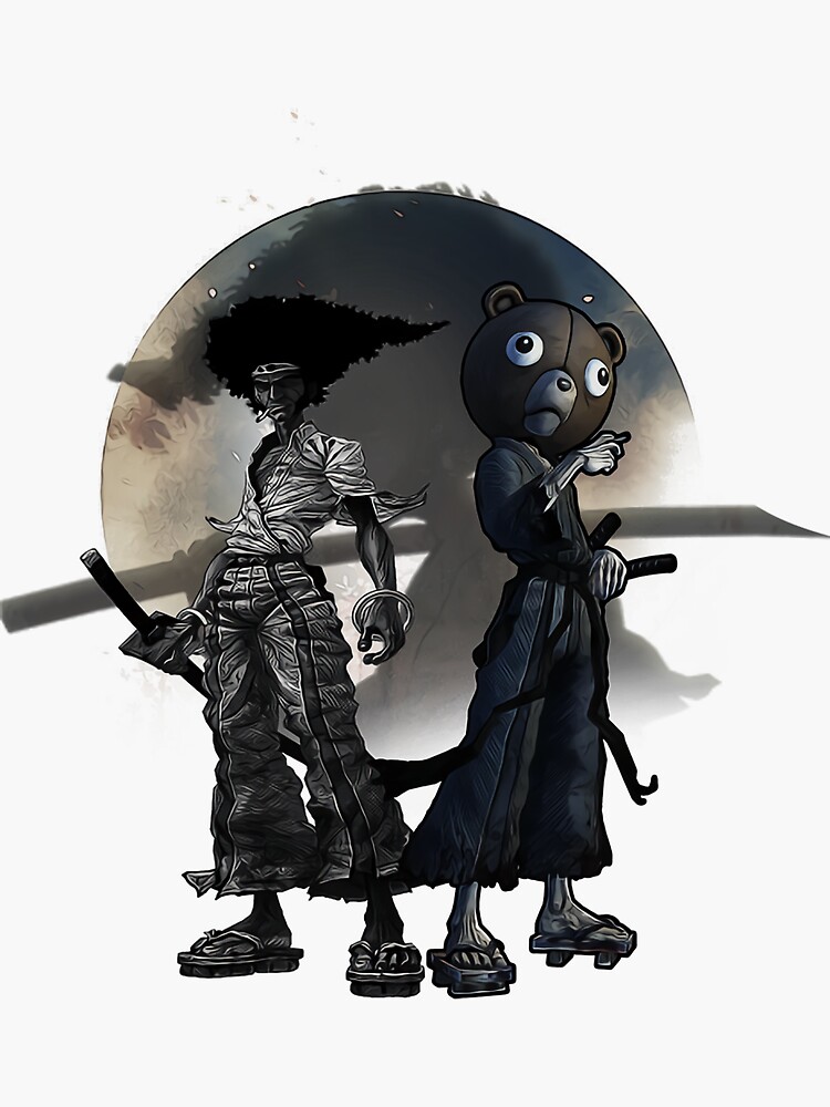 Anime Afro Samurai travel Painting by Phillips Zoe - Pixels