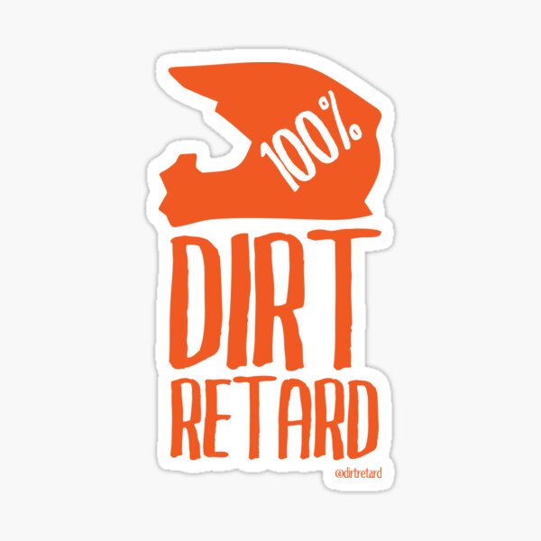 Item preview, Dirt Retard Dirt Bike Orange designed and sold by dirtretard.