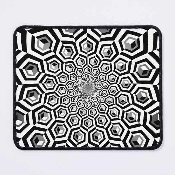 Item preview, 'Monochrome'  Isometric Geometric Abstract Retro Fractal Artwork designed and sold by Holmes-Ja.